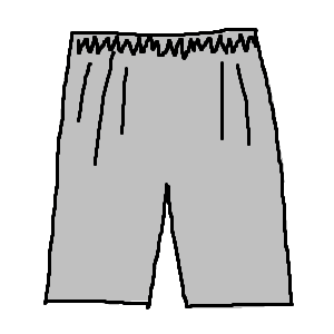 三分丈ボトムスのイメージ