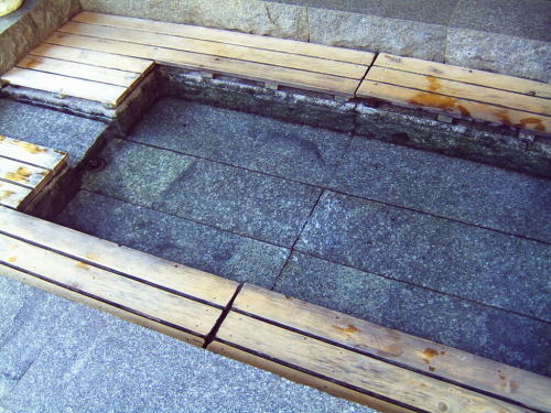 湯田温泉の足湯